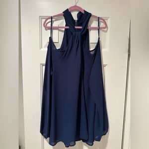 Pookie & Sebastian Cold Shoulder Long Sleeve Top